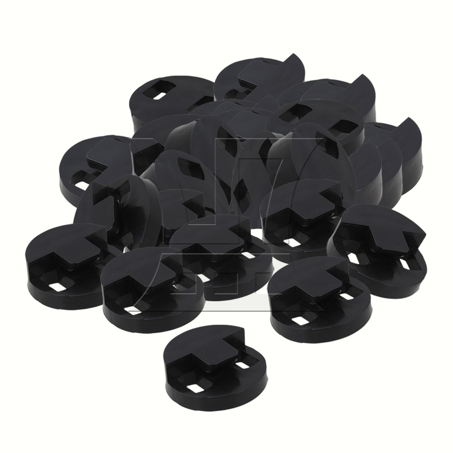 Round Style Rubber Mute For String Double Bass Blk