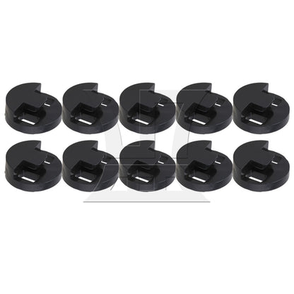 Round Style Rubber Mute For String Double Bass Blk