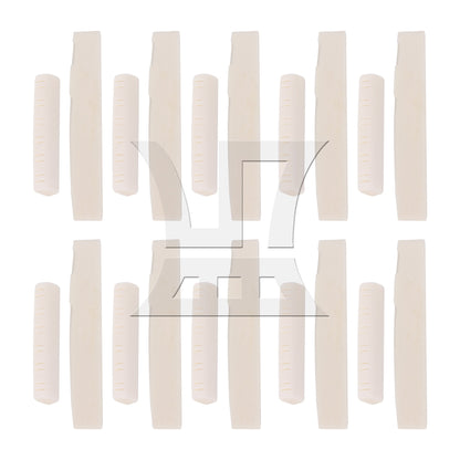 Bone Bridge Saddle And Nut For 12 String Acoustic Guitar