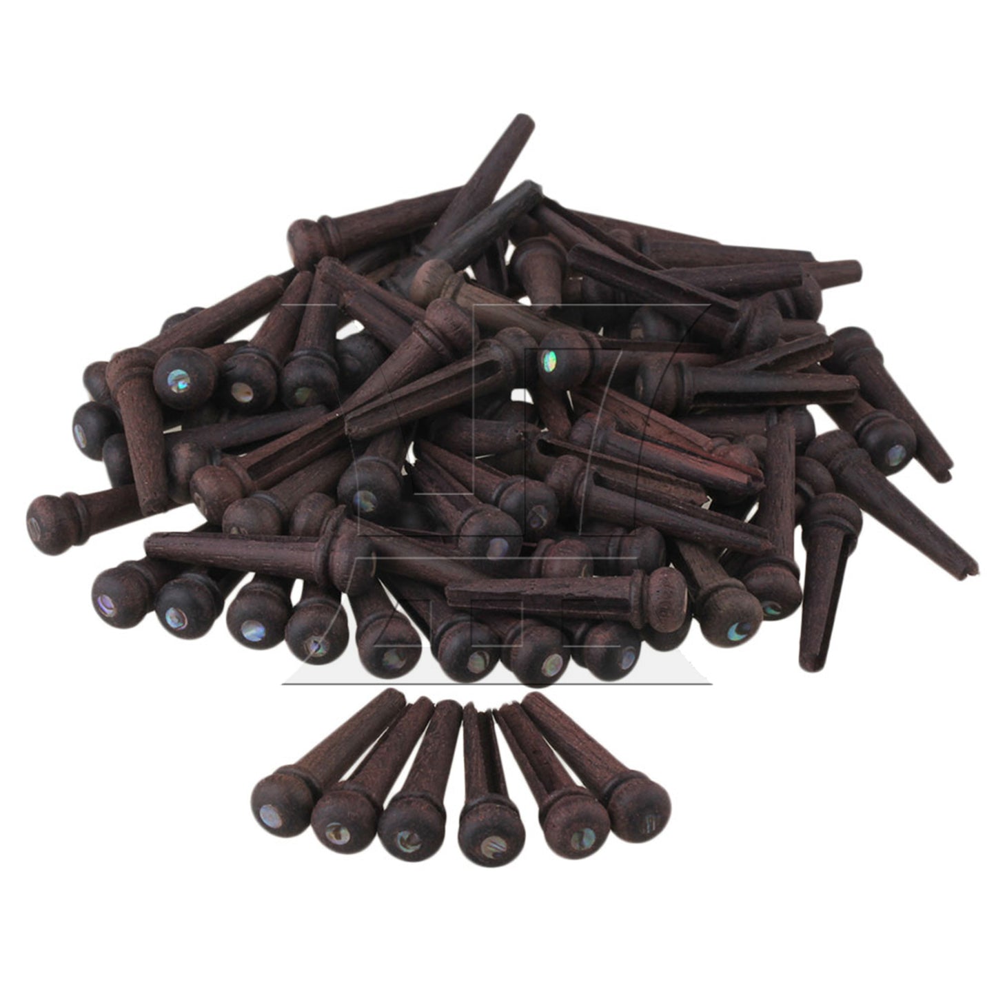 BQLZR  Acoustic Guitar Rosewood Bridge Pins Shell Dot