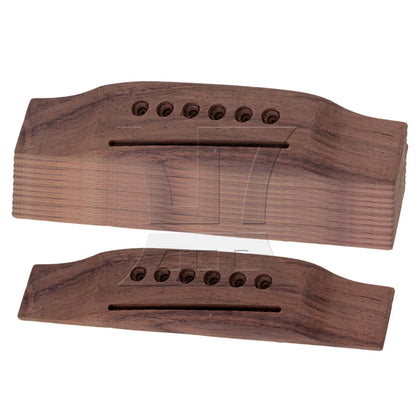 Saddle Thru Acoustic Guitar Bridge Rosewood
