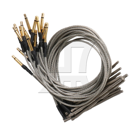 15 Pieces Sensitive Piezo Saddle Transducer Bridge Pickup for Ukulele