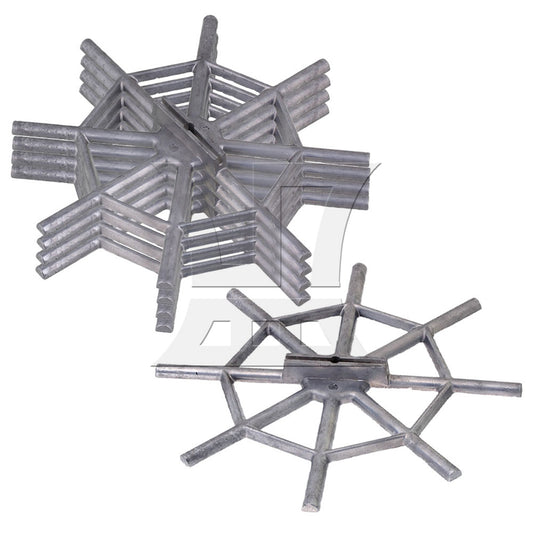 5x BQLZR Silver 235mm Dia Resophonic Spider Bridge Cast Replacement Part