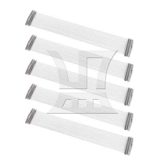 5x Silver Steel Iron 20 Strand BQLZR Drum Wire for 13 Inch Snare Drum Box Drum