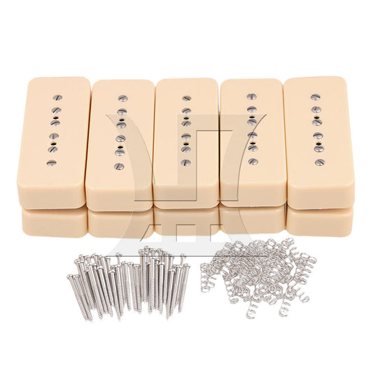10 Pieces Cream Single Coil Soap Bar pickups For P-90 P90 Guitar BQLZR