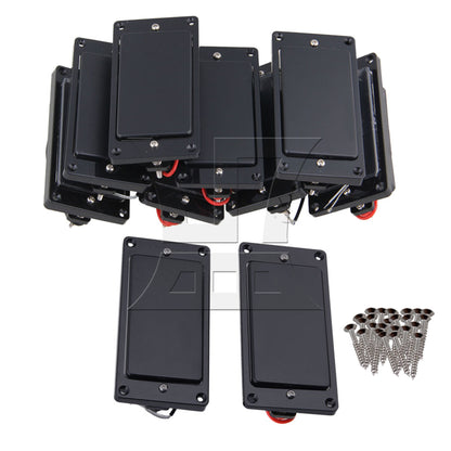 5 Pieces Black Sealed Humbucker Pickup Set For Electric Guitar BQLZR