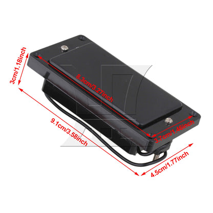 5 Pieces Black Sealed Humbucker Pickup Set For Electric Guitar BQLZR