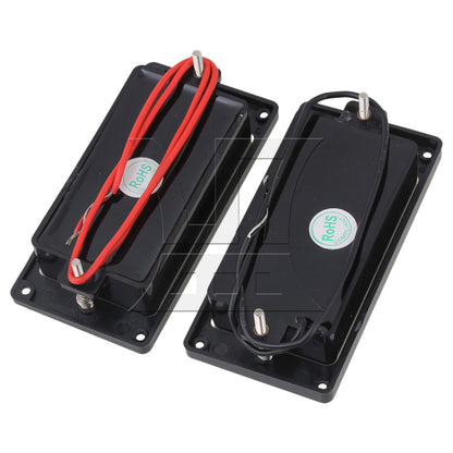 5 Pieces Black Sealed Humbucker Pickup Set For Electric Guitar BQLZR