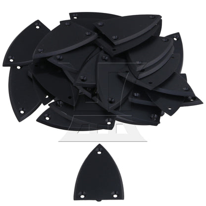 2Pieces BLACK 1 layer Triangle TRUSS ROD COVER FOR GUITAR