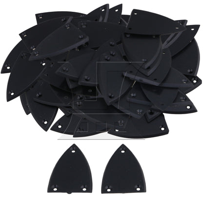 2Pieces BLACK 1 layer Triangle TRUSS ROD COVER FOR GUITAR