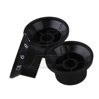 BQLZR 150x BQLZR Black Guitar Hat Speed Control Knobs Replacement White Number