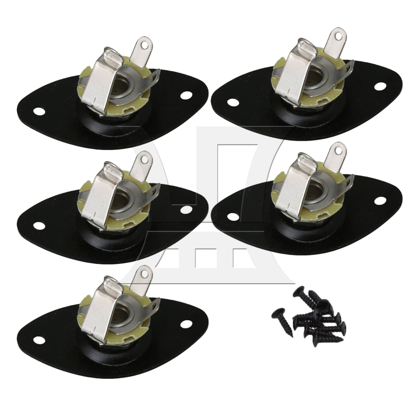 BQLZR Guitar Replacement Parts Kit with 1.65inch Jack Socket String Trees Neck Plate