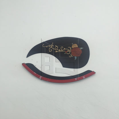 BQLZR Rosewood Rose Pattern Self Adhesive Pickguard with Arm Rest for 40-41" Guitar