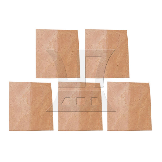 5x Wood Color Saxophone Clarinet Neck Cork Sheet for Woodwinds Replacement