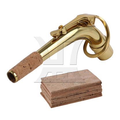 2.1cm Connector Dia Golden Saxophone Bend Neck for Alto Saxophone Part