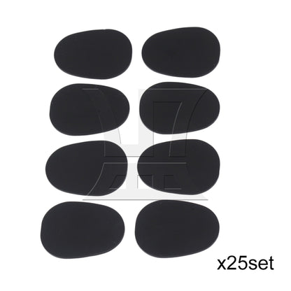 8 Alto/Tenor Saxophone Mouthpiece patches pads black