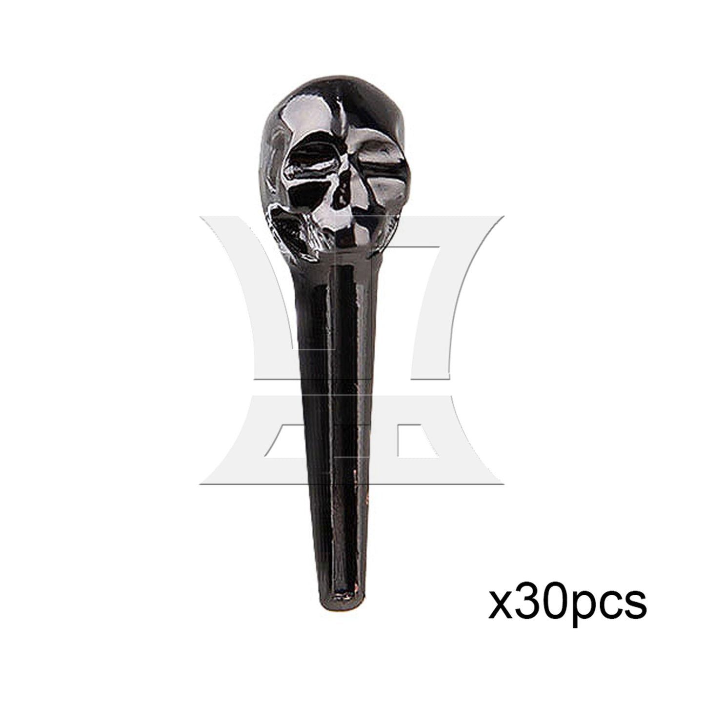BQLZR Acoustic Guitar Metal Bridge Pins String Nail Pins Bridge Pin Black