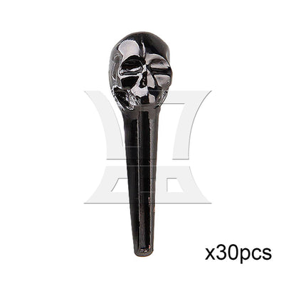 BQLZR Acoustic Guitar Metal Bridge Pins String Nail Pins Bridge Pin Black