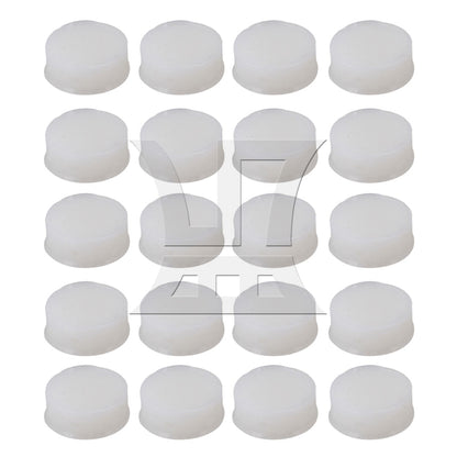 10pcs Flute Open Hole Plugs Silicone Flute Repair Parts Woodwind Parts