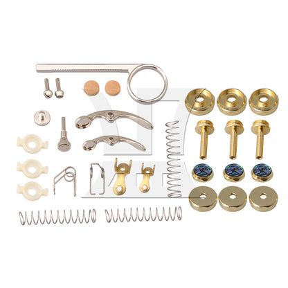 BQLZR Valve Spring with Screw and Key Trumpet Finger Button Replacement Part Kit