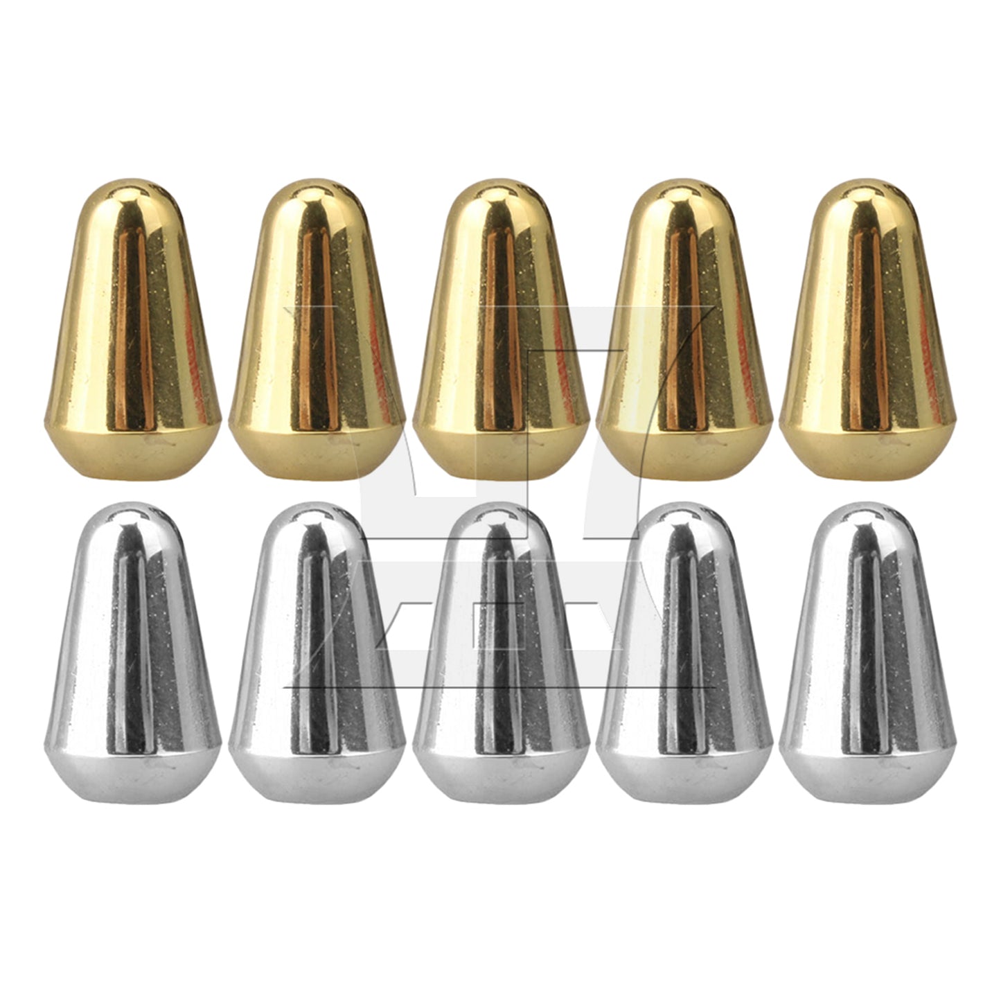 BQLZR Golden Chrome Guitar 5 Way Toggle Switch 3.5mm Slot Replacement