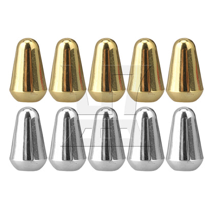 BQLZR Golden Chrome Guitar 5 Way Toggle Switch 3.5mm Slot Replacement