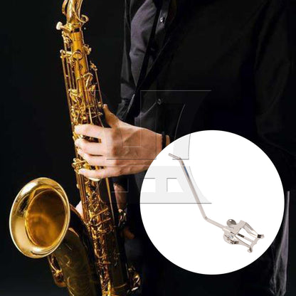 BQLZR Saxophone Clarinet Nickel Lyre Sax Clip Clamp for Saxophone Accessory