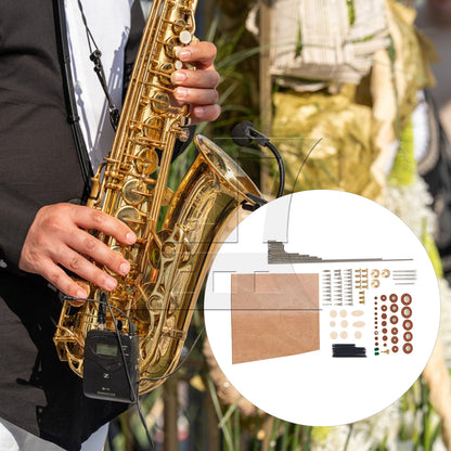 BQLZR Tenor Saxophone Repair Parts Spring Needles & Reeds Screws & Neck Cork Sheet