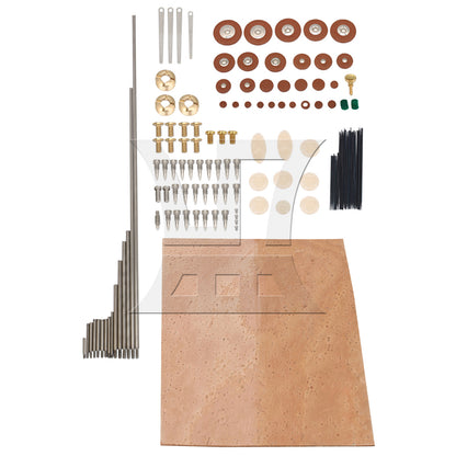 BQLZR Tenor Saxophone Repair Parts Spring Needles & Reeds Screws & Neck Cork Sheet