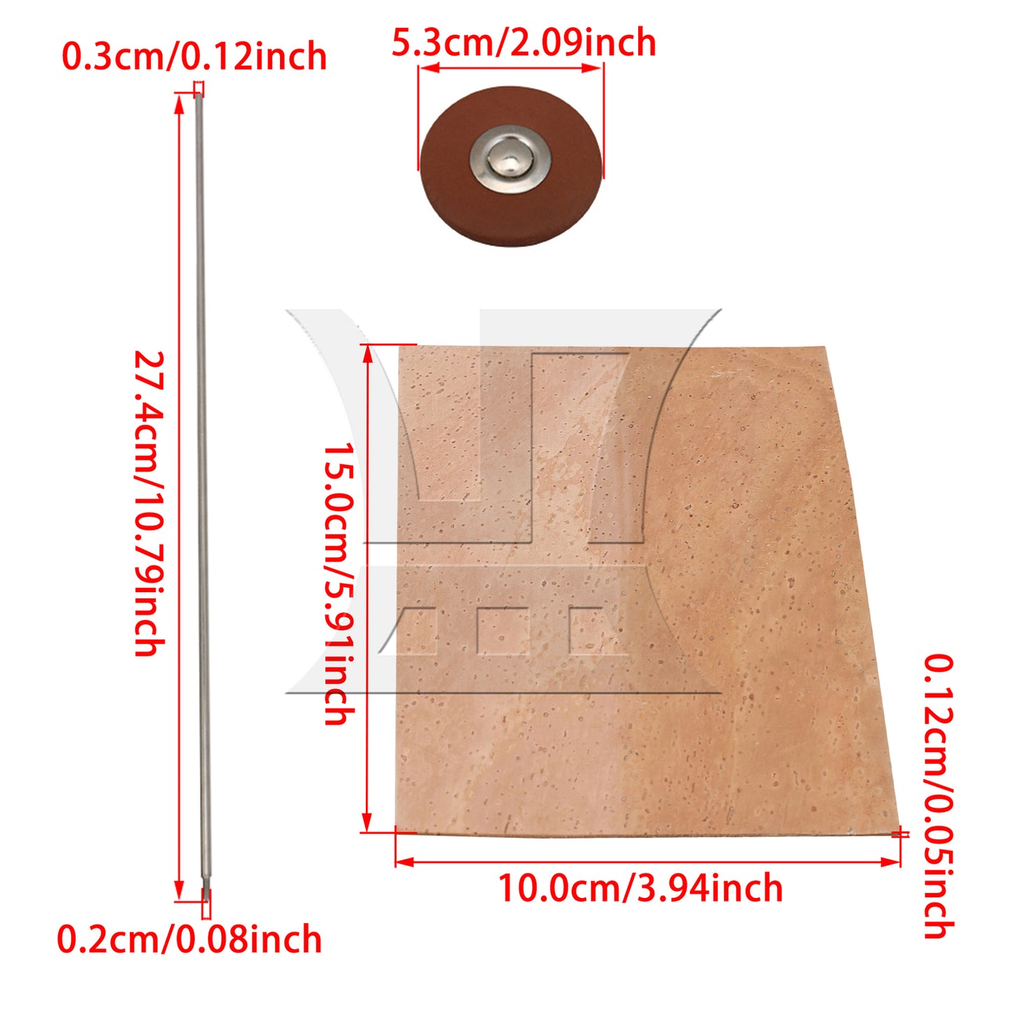 BQLZR Tenor Saxophone Repair Parts Spring Needles & Reeds Screws & Neck Cork Sheet