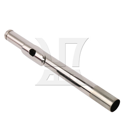 BQLZR Canvas Flute Carrying Bag with Silver 22.6cm Flute Mouthpiece Head Joint