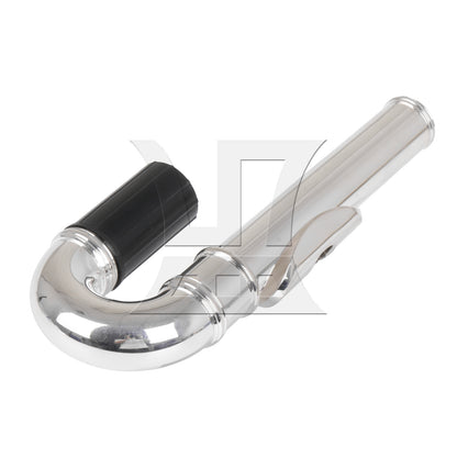 BQLZR Flutes Replacement Metal Silver-plated Flute Curved Head Joint And Mouthpiece