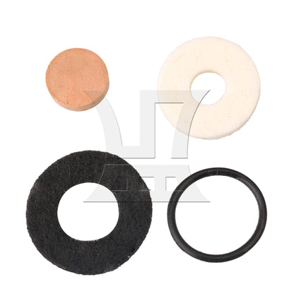 BQLZR Bb Trumpet Spring Kit Felt Washer Abalone Shell Finger Button Set of 19