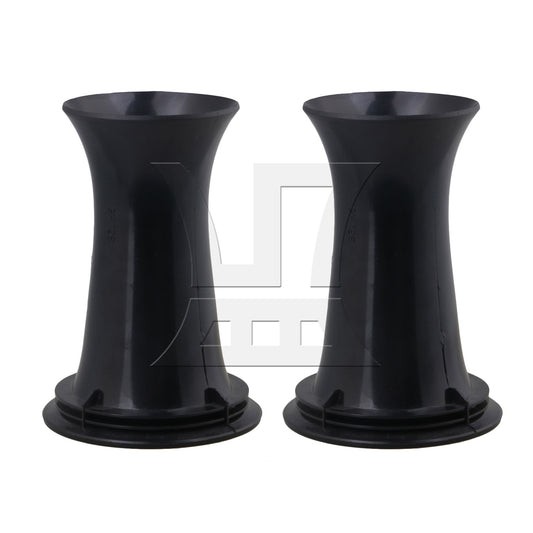 2x Perforation Sound Accessories 110mm Plastic Speaker Port Reflex Tube Black