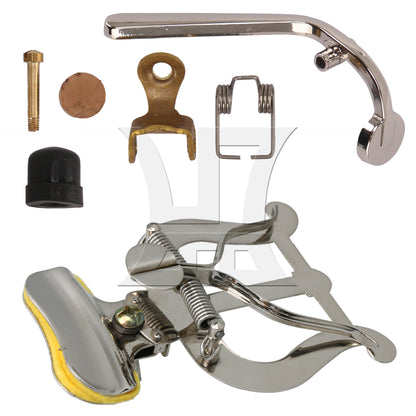 Trombone Water Key Complete Set with Spit Valve Cork Pad for Trombone Parts