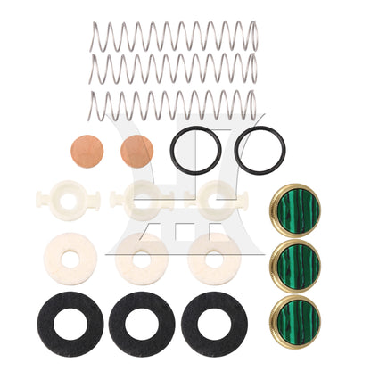 BQLZR Bb Trumpet Spring Kit Felt Washer Abalone Shell Finger Button Set of 19