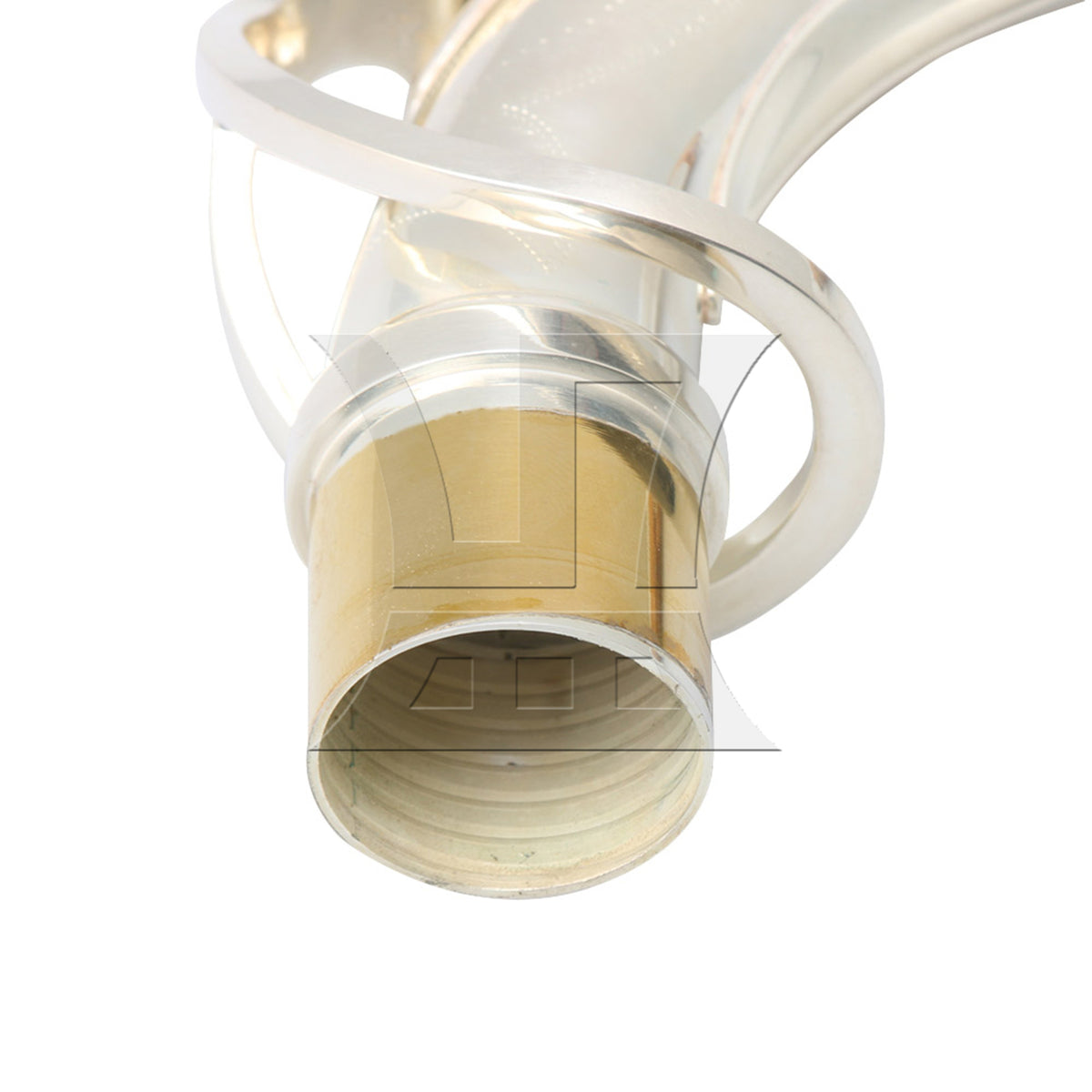 BQLZR 18cm Brass Bend Neck Tube for E Flat Alto Saxophone Gold & Sheet Music Clip