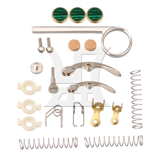 BQLZR Valve Spring with Screw and Key Trumpet Finger Button Replacement Part Kit