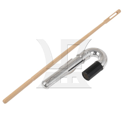 BQLZR Flutes Replacement Metal Silver-plated Flute Curved Head Joint And Mouthpiece
