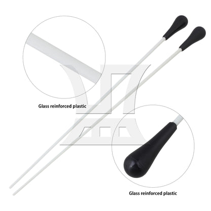 2x NEW 15" Music Conductor's Baton w/ black ABS handle