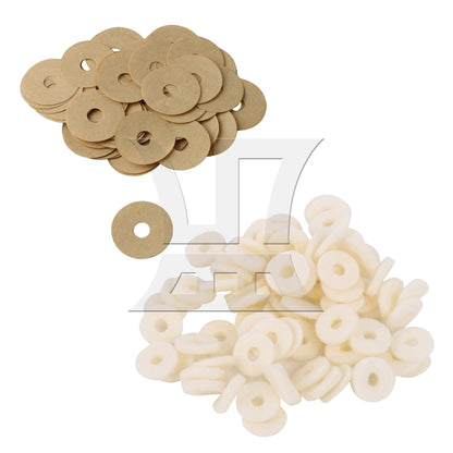 90pcs Piano Keyboard Felt Front Rail Regulating Punchings Repair Parts 12mm