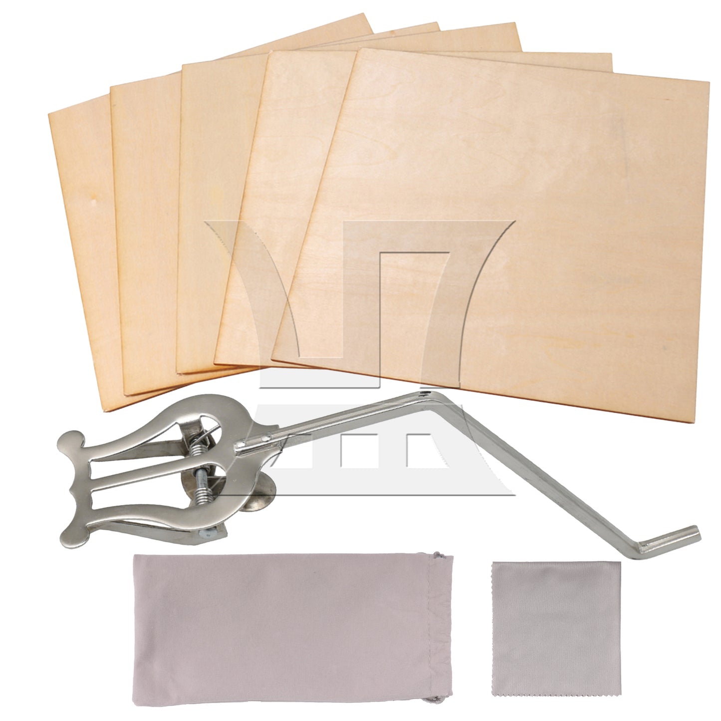BQLZR Craft Unfinished Square Wooden Sheets for Building Model 200x200x1.5mm