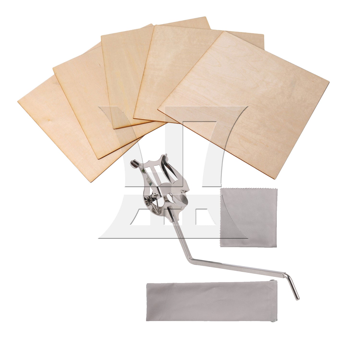 BQLZR Craft Unfinished Square Wooden Sheets for Building Model 200x200x1.5mm
