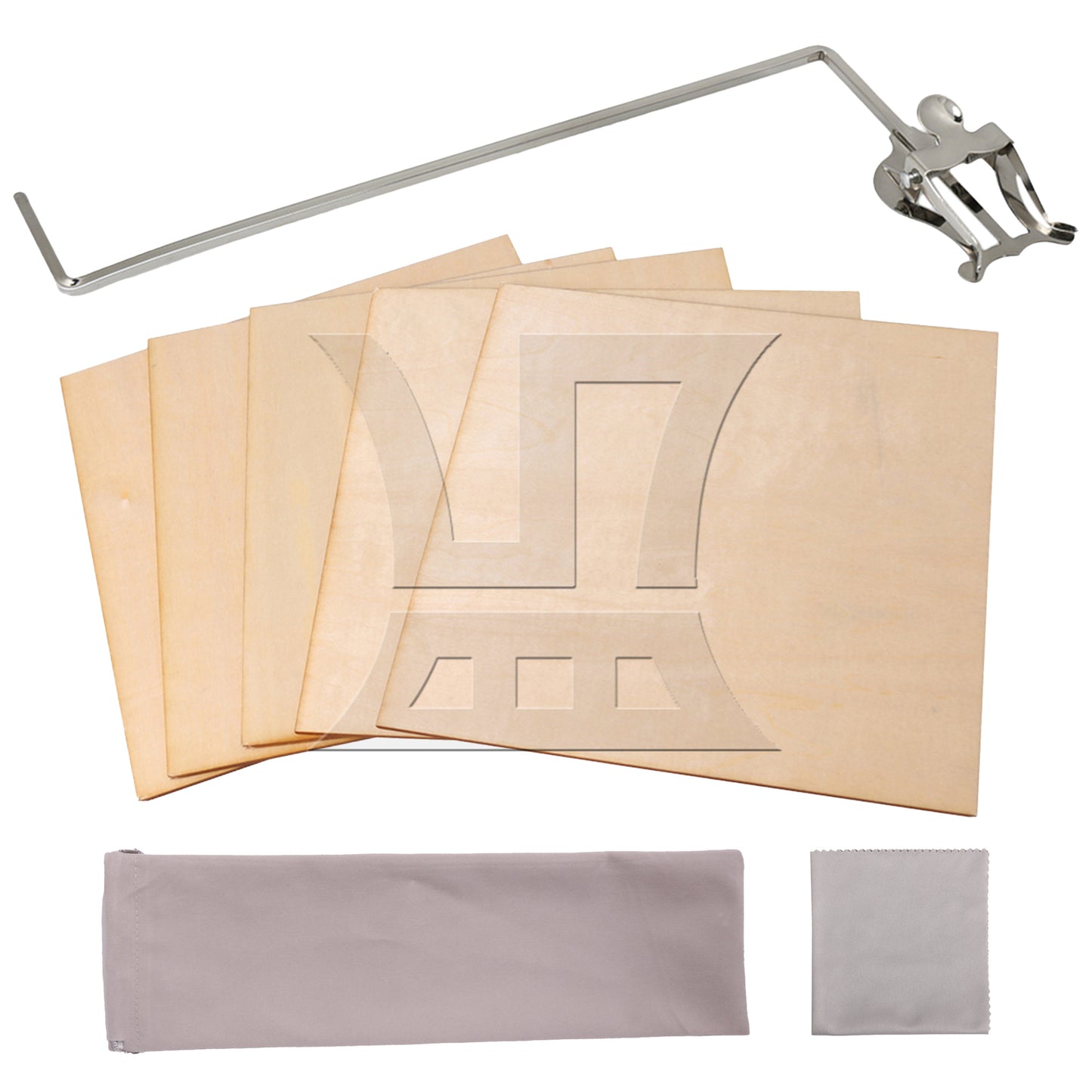 BQLZR Craft Unfinished Square Wooden Sheets for Building Model 200x200x1.5mm