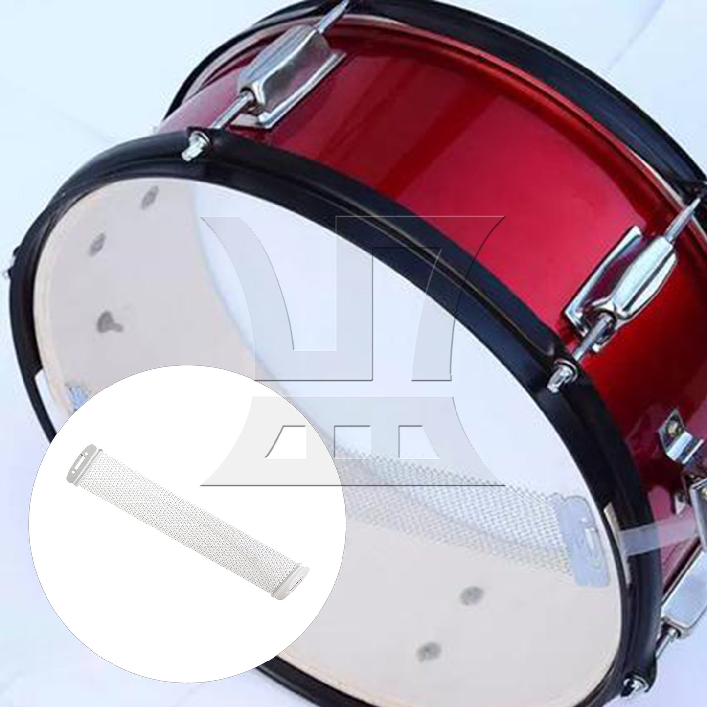 BQLZR Strands Drum Snare Wire Set for 12 inch Percussions with Mounting Straps