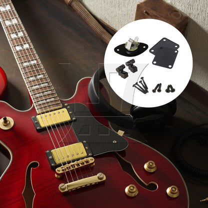 BQLZR Guitar Replacement Parts Kit with 1.65inch Jack Socket String Trees Neck Plate