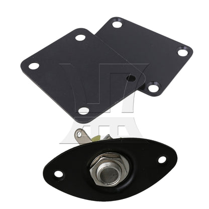 BQLZR Guitar Replacement Parts Kit with 1.65inch Jack Socket String Trees Neck Plate