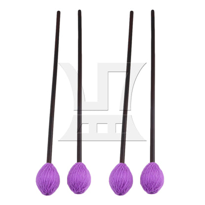 BQLZR Maple Handles and Soft Purple Woolen Yarn Head Marimba Mallets