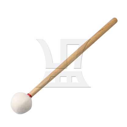 BQLZR 14 Inch Timpani Stick Mallet Soft Felt Head w/ Red Decorative Scarf