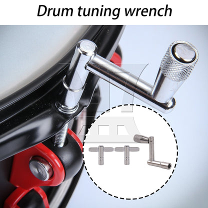 BQLZR 13 Pieces Drum Screw Tension Rod Replacement with Key Wrench Tool